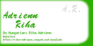 adrienn riha business card